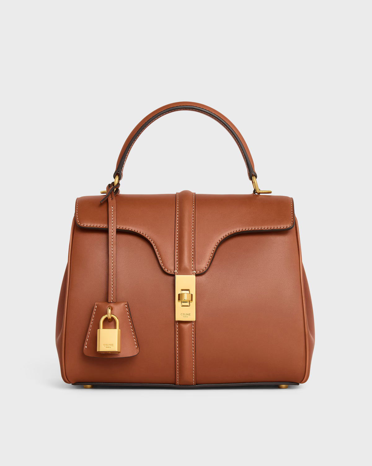 Structured Saddle Crossbody Bag