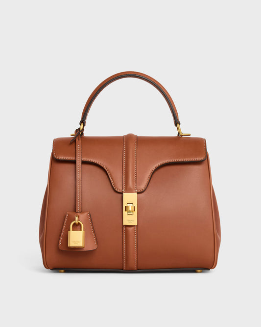 Structured Saddle Crossbody Bag